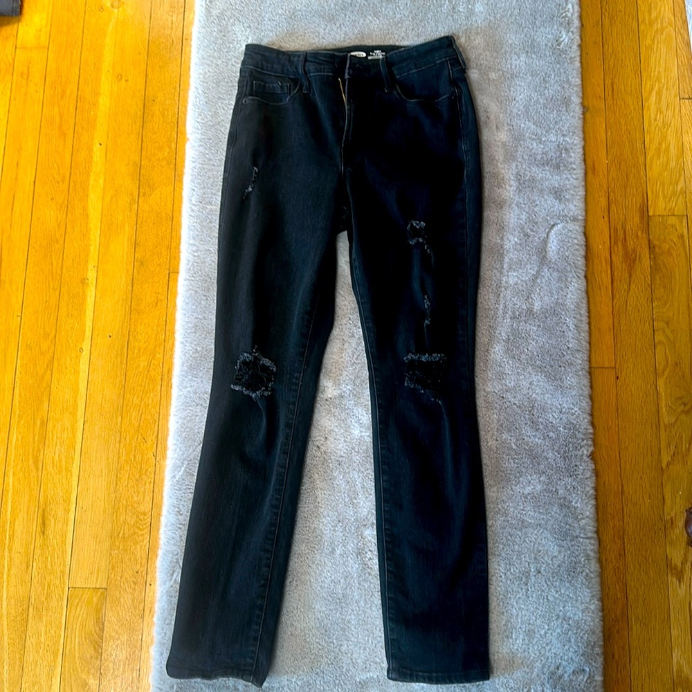 Old Navy Power High Rise Slim Straight Jeans